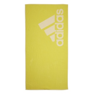adidas Duschtuch (100% Baumwolle) Logo gelb 140x70cm